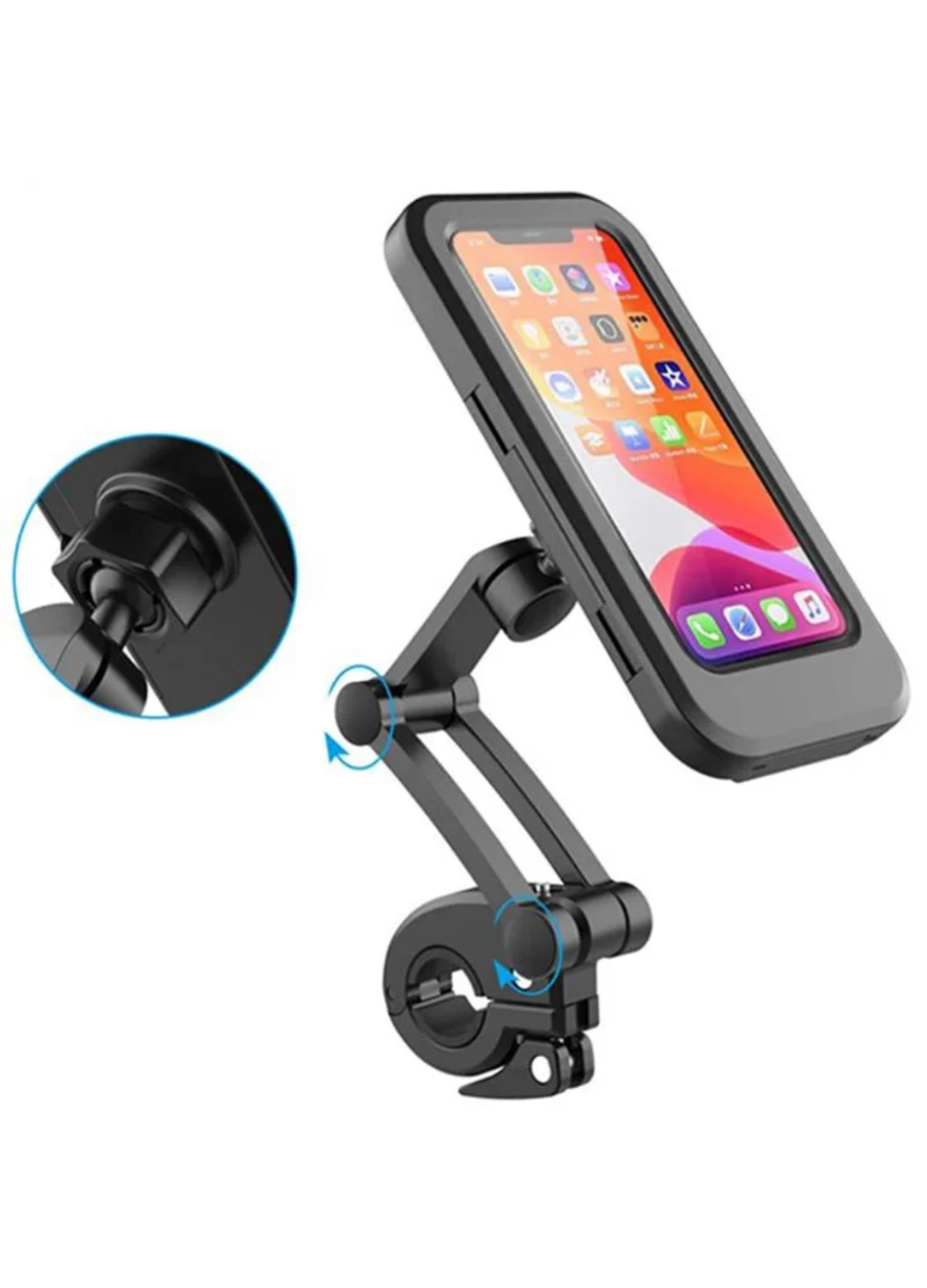 Universal Motosiklet Bisiklet Su Geçirmez Telefon Tutucu