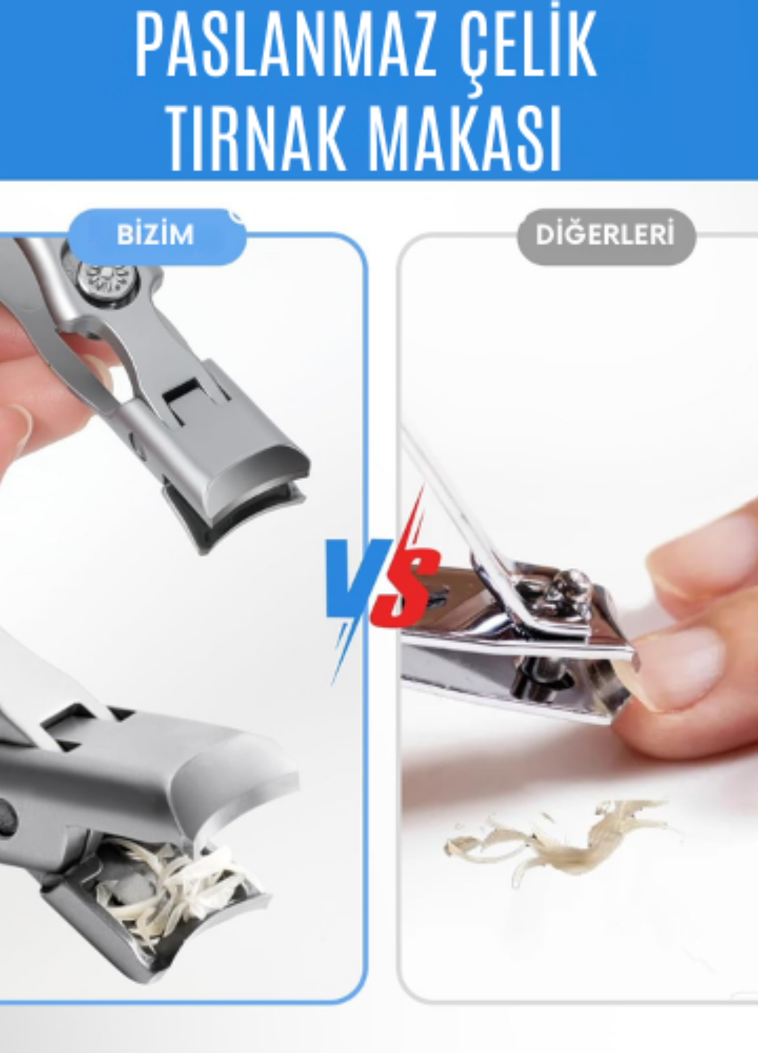 Yeni Nesil Çelik Tırnak Makası