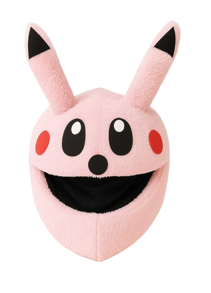 Motosiklet Pikachu Kask Kılıfı (NOT: KASK DAHİL DEĞİLDİR)